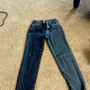 Black and Grey Contrast Jeans- Pacsun- size 22